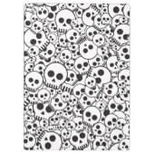 Patroon met schedels klembord (Achterkant)