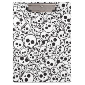 Patroon met schedels klembord (Voorkant)