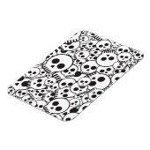 Patroon met schedels magneet (Linkerzijde)