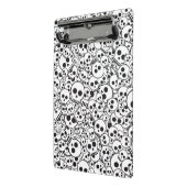Patroon met schedels mini klembord (Angled2)