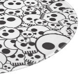 Patroon met schedels snijplank (Hoek)