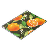  patroon met sinaasappel notitieboek (Linkerzijde)