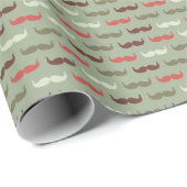  patroon met snor cadeaupapier (Rol Hoek)