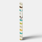 Patroon met snor Case-Mate iPhone case (Achterkant / Links)