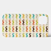 Patroon met snor Case-Mate iPhone case (Achterkant (horizontaal))