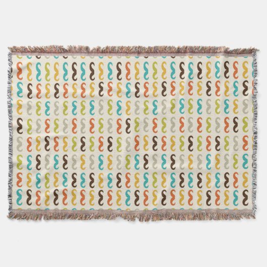 Patroon met snor deken (Voorkant)