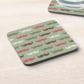 patroon met snor drankjes onderzetter (Linkerzijde)