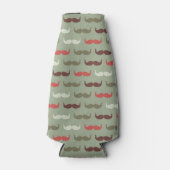  patroon met snor flesjeskoeler (Voorkant)