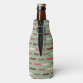  patroon met snor flesjeskoeler (Fles Achterkant)