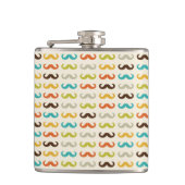 Patroon met snor heupfles (Voorkant)