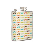 Patroon met snor heupfles (Rechts)