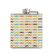 Patroon met snor heupfles (Achterkant)