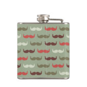  patroon met snor heupfles (Achterkant)