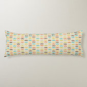 Patroon met snor lichaamskussen (Voorkant)