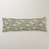  patroon met snor lichaamskussen (Achterkant)