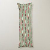  patroon met snor lichaamskussen (Achterkant (Verticaal))