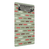  patroon met snor mini klembord (Schuin)