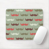  patroon met snor muismat (Met muis)