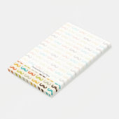 Patroon met snor post-it® notes (Schuin)