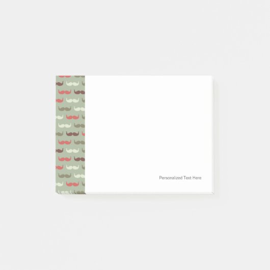  patroon met snor post-it® notes (Voorkant)