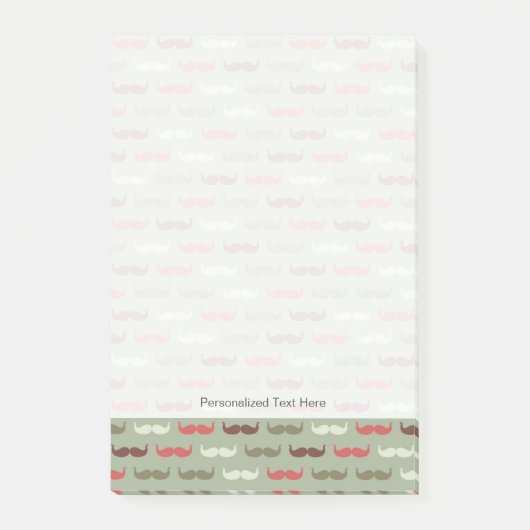  patroon met snor post-it® notes (Voorkant)