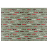  patroon met snor snijplank (Voorkant)