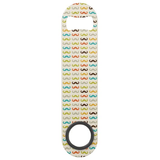 Patroon met snor speed flessenopener (Voorkant)