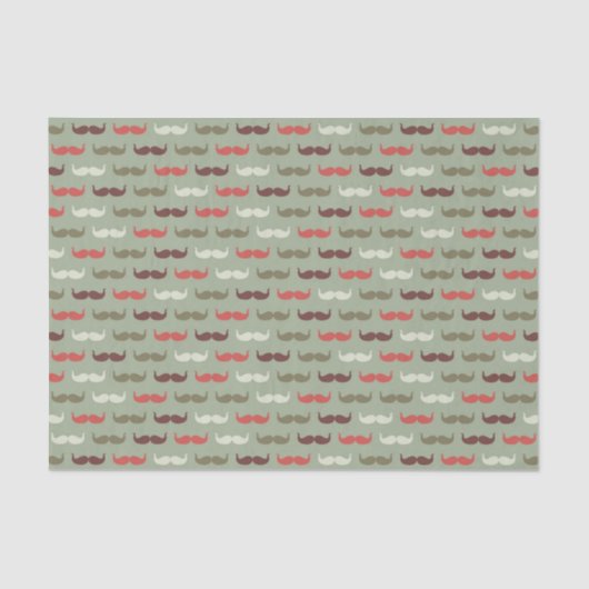  patroon met snor tissuepapier (Voorkant)