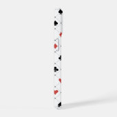 Patroon met Speelkaarten iPhone 15 Case (Rechterkant)