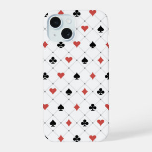 Patroon met Speelkaarten iPhone 15 Case