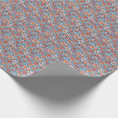 Patroon met steentjes cadeaupapier (Hoek)