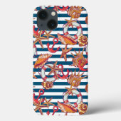 Patroon met steentjes Case-Mate iPhone case (Achterkant)