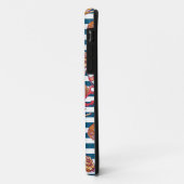 Patroon met steentjes en staarten Case-Mate iPhone case (Achterkant/links)