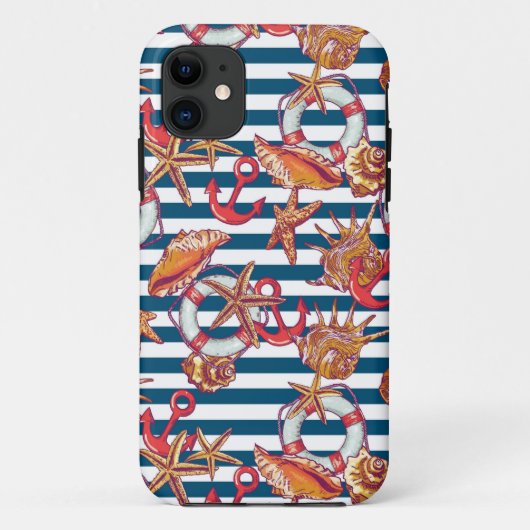 Patroon met steentjes en staarten Case-Mate iPhone case (Achterkant)