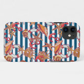 Patroon met steentjes en staarten Case-Mate iPhone case (Achterkant (horizontaal))