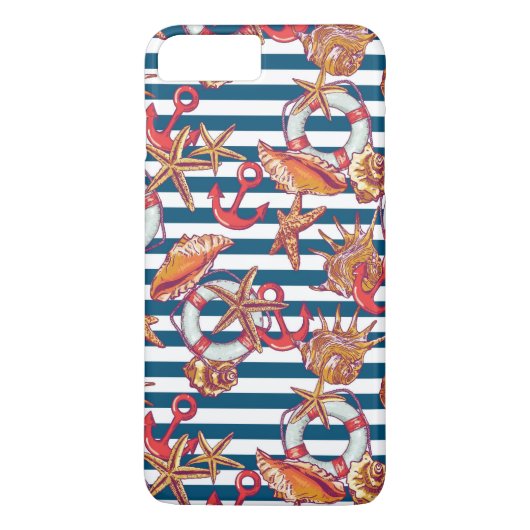 Patroon met steentjes en staarten Case-Mate iPhone case (Achterkant)