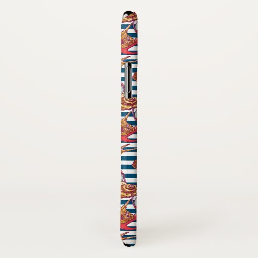 Patroon met steentjes en staarten Case-Mate iPhone case (Achterkant / rechts)