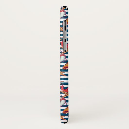 Patroon met steentjes en staarten Case-Mate iPhone case (Achterkant/links)