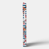 Patroon met steentjes en staarten Case-Mate iPhone case (Achterkant / Links)