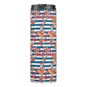 Patroon met steentjes en staarten thermosbeker (Achterkant)