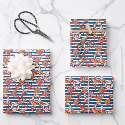 Patroon met steentjes inpakpapier vel (Voorkant)