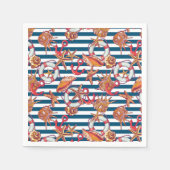 Patroon met steentjes servet (Voorkant)