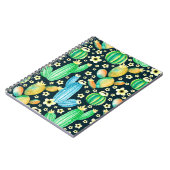  patroon met succulenten. Waterverf cactus Notitieboek (Linkerzijde)