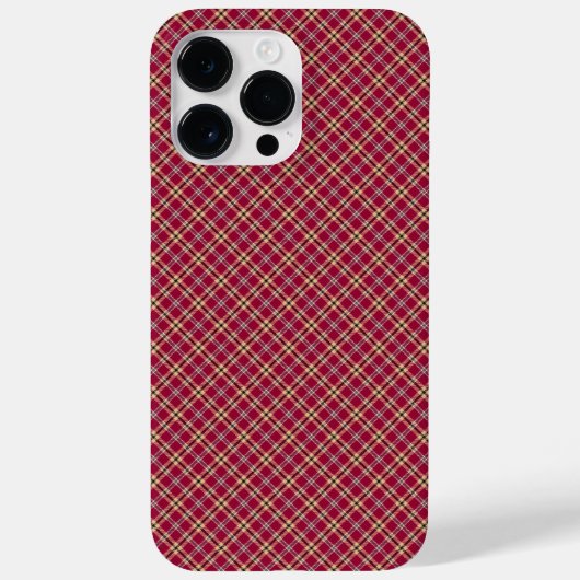 patroon met Tartan Case-Mate iPhone Case (Achterkant)