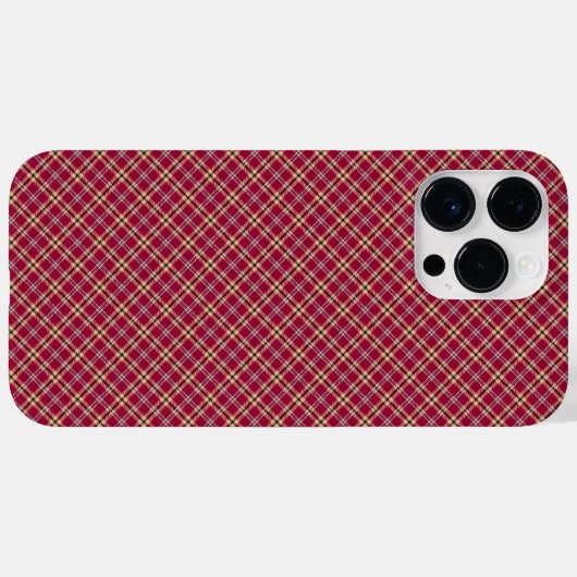 patroon met Tartan Case-Mate iPhone Case (Achterkant (horizontaal))