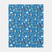 patroon met thema zee fleece deken (Voorkant)