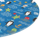 patroon met thema zee snijplank (Hoek)