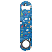 patroon met thema zee speed flessenopener (Achterkant)