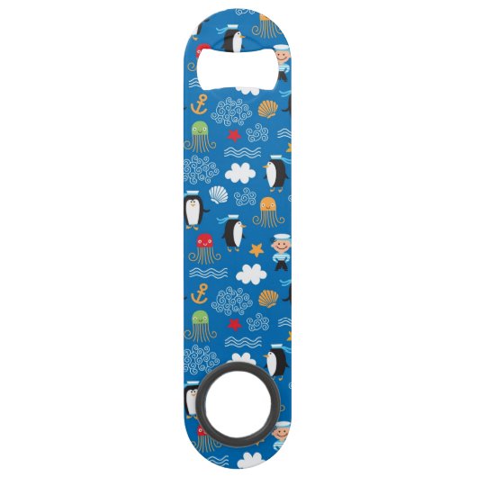 patroon met thema zee speed flessenopener (Voorkant)