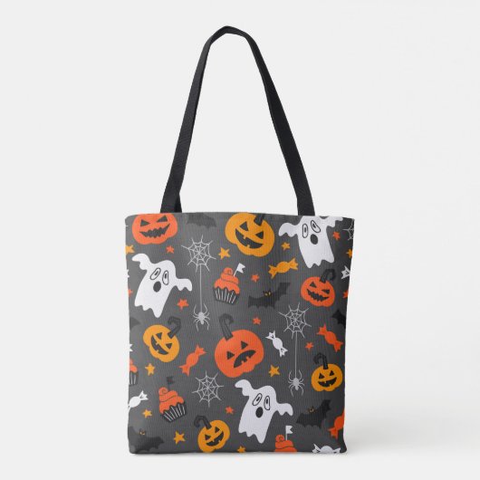 patroon met toegestane symbolen tote bag (Achterkant)